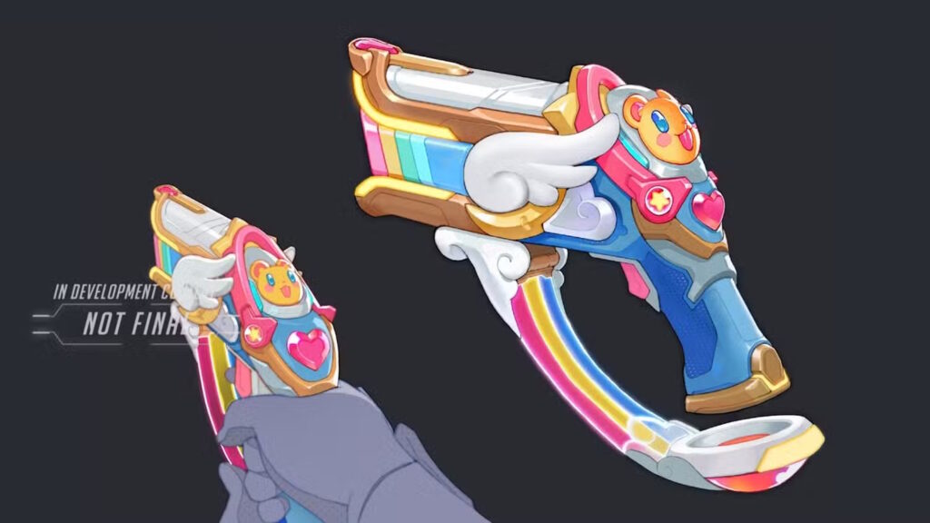 Lato Pistola della Skin Arma Mitica DokiWatch di Mercy nella Stagione 16 di OverWatch 2