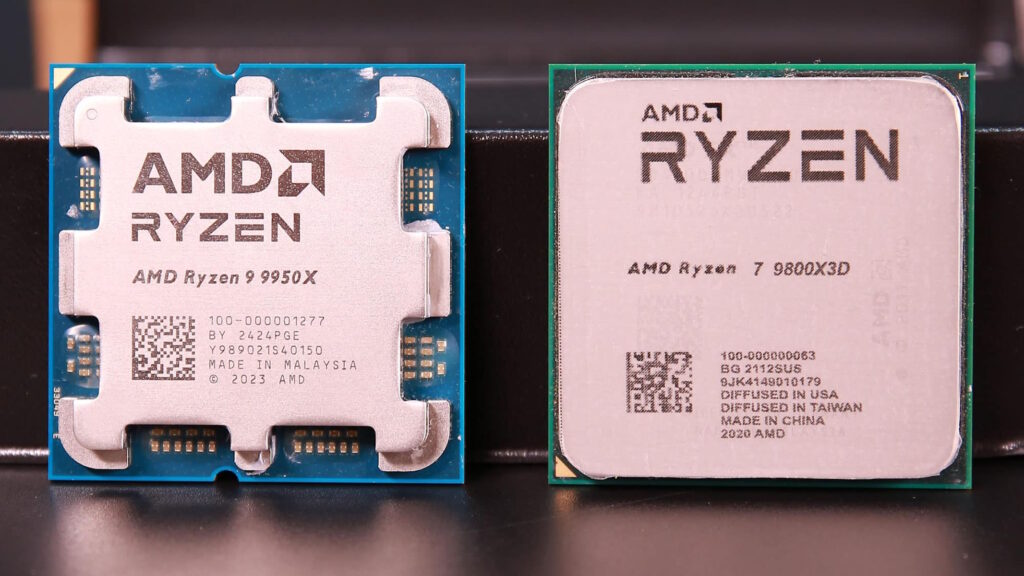 comparazione ryzen 7 9800X3D vera falsa