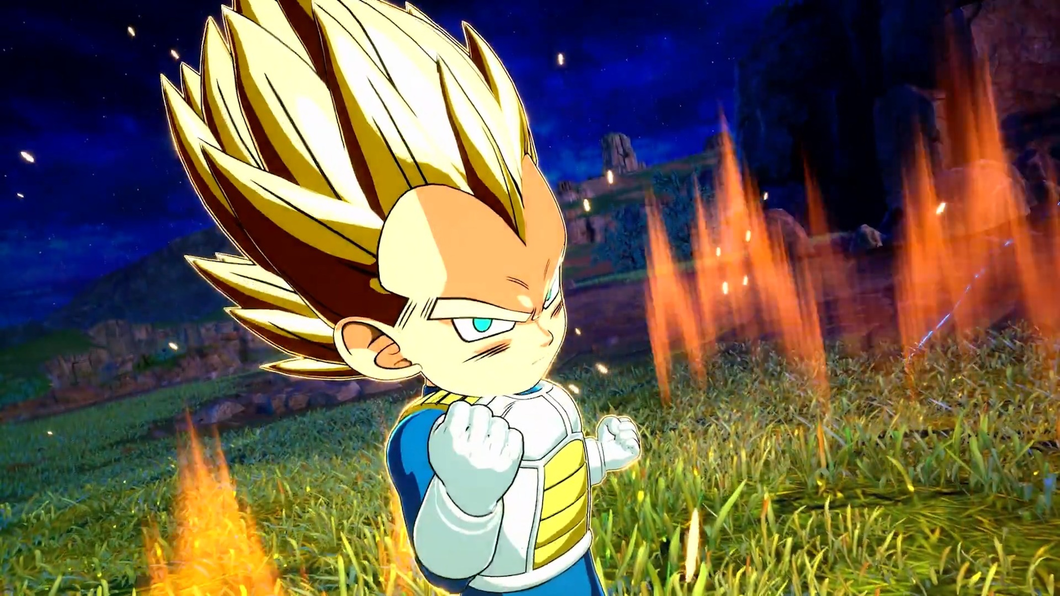 Vegeta Mini in Dragon Ball: Sparking! Zero