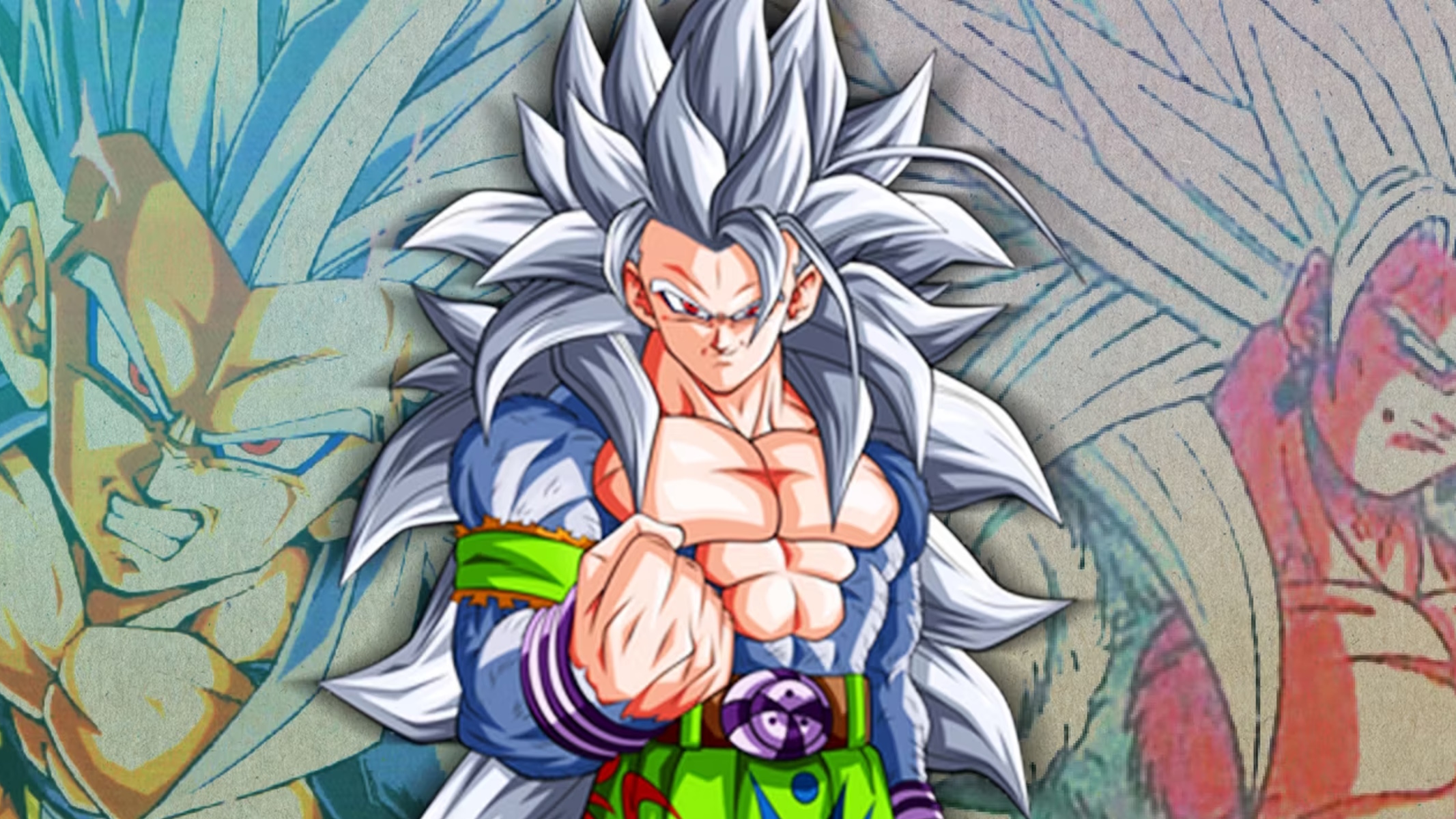 la versione fanmade del super Saiyan 5 di Dragon Ball