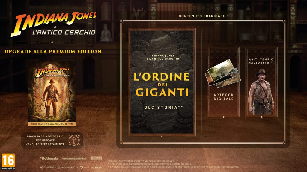 indiana jones antico cerchio premium edition