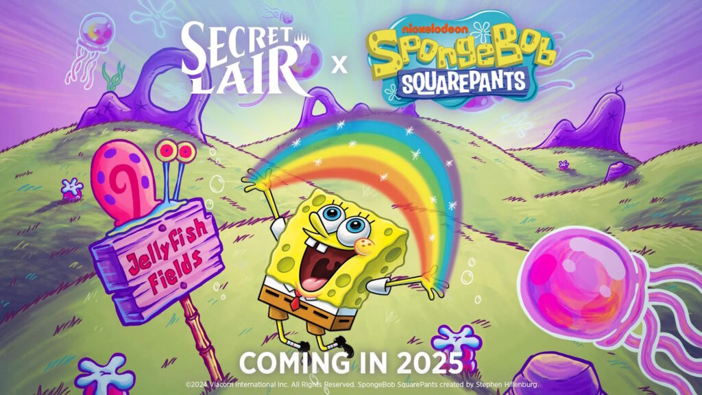 magic the gathering x spongebob secret lair