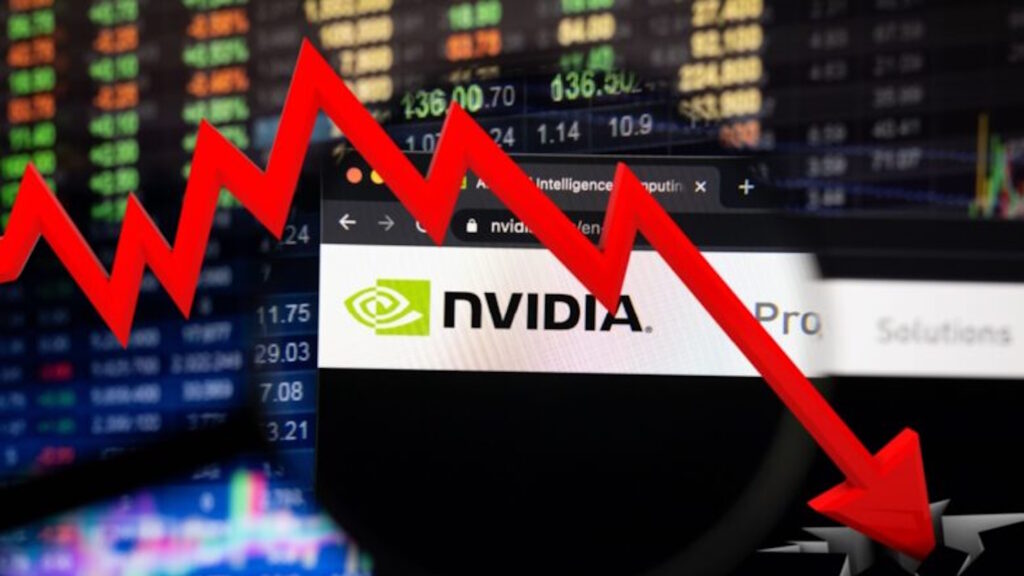 nvidia crollo azioni