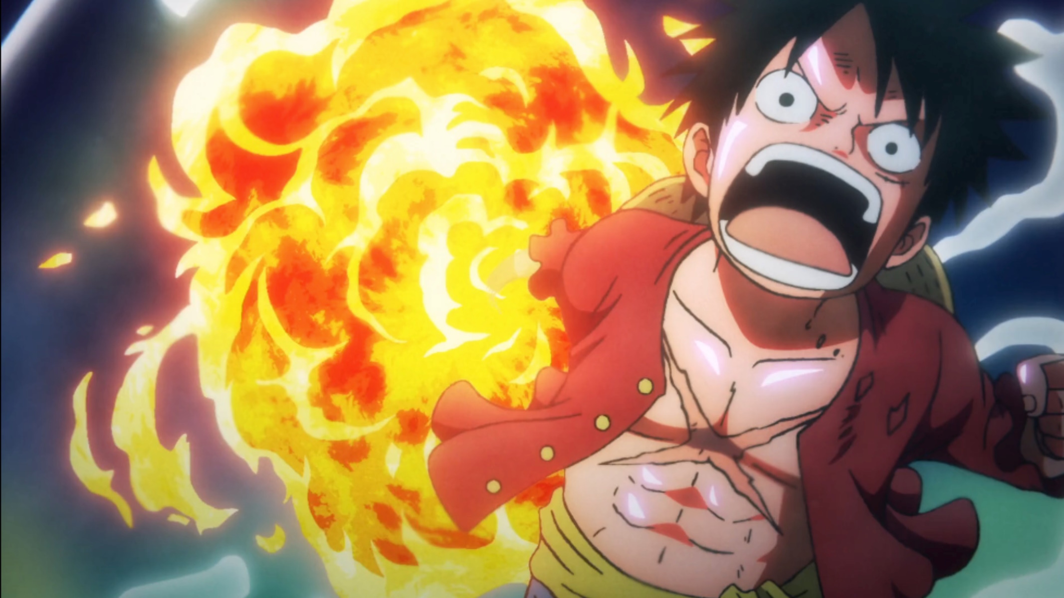 Il Red Hawk di Luffy in One Piece Log